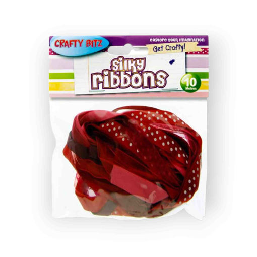Picture of CRAFTY BITZ SILKY RIBBONS 10 METRES